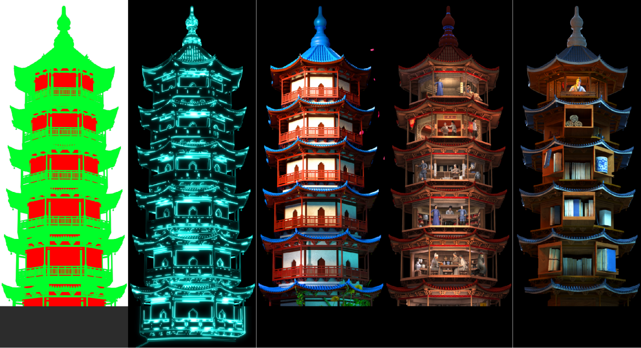江西南昌绳金塔3DMapping(图2)